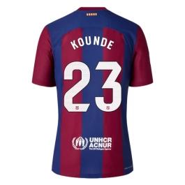 Günstige Fußballtrikots FC Barcelona Kounde 23 Heimtrikot 2023-2024