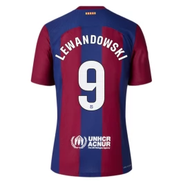 Günstige Fußballtrikots FC Barcelona Lewandowski 9 Heimtrikot 2023-2024