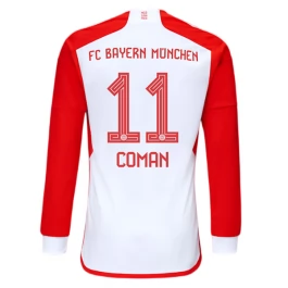 Günstige Fußballtrikots FC Bayern München Coman 11 Heimtrikot 2023-2024 - L/S
