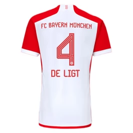 Günstige Fußballtrikots FC Bayern München De Ligt 4 Heimtrikot 2023-2024