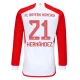 Günstige Fußballtrikots FC Bayern München Hernandez 21 Heimtrikot 2023-2024 - L/S Günstige Fußballtrikots FC Bayern München Hernandez 21 Heimtrikot 2023-2024 - L/S
