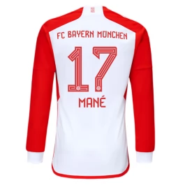 Günstige Fußballtrikots FC Bayern München Mané 17 Heimtrikot 2023-2024 - L/S