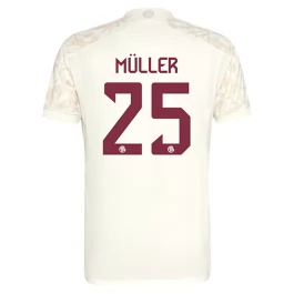 Günstige Fußballtrikots FC Bayern München Müller 25 Ausweichtrikot 2023-2024