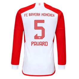 Günstige Fußballtrikots FC Bayern München Pavard 5 Heimtrikot 2023-2024 - L/S