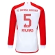 Günstige Fußballtrikots FC Bayern München Pavard 5 Heimtrikot 2023-2024 - L/S