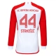 Günstige Fußballtrikots FC Bayern München Stanisic 44 Heimtrikot 2023-2024 - L/S