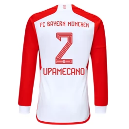 Günstige Fußballtrikots FC Bayern München Upamecano 2 Heimtrikot 2023-2024 - L/S