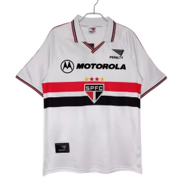 Günstige Fußballtrikots FC São Paulo Heimtrikot Retro 2000