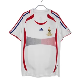 Günstige Fußballtrikots Frankreich Auswärtstrikot Retro 2006