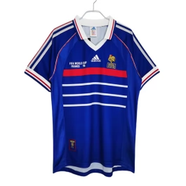 Günstige Fußballtrikots Frankreich Heimtrikot Retro 1998
