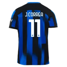 Günstige Fußballtrikots Inter Milan J.Correa 11 Heimtrikot 2023-2024