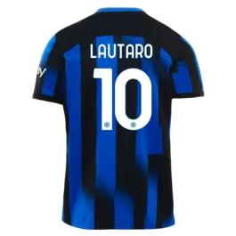 Günstige Fußballtrikots Inter Milan Lautaro 10 Heimtrikot 2023-2024