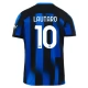 Günstige Fußballtrikots Inter Milan Lautaro 10 Heimtrikot 2023-2024
