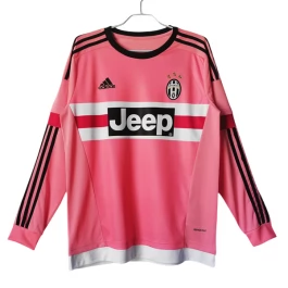 Günstige Fußballtrikots Juventus Auswärtstrikot Retro 2015-2016 - L/S