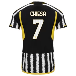 Günstige Fußballtrikots Juventus Chiesa 7 Heimtrikot 2023-2024