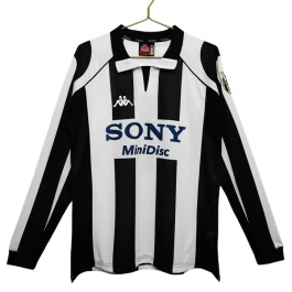 Günstige Fußballtrikots Juventus Heimtrikot Retro 1997-1998 - L/S