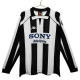 Günstige Fußballtrikots Juventus Heimtrikot Retro 1997-1998 - L/S