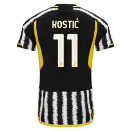 Günstige Fußballtrikots Juventus Kostic 11 Heimtrikot 2023-2024
