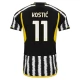 Günstige Fußballtrikots Juventus Kostic 11 Heimtrikot 2023-2024
