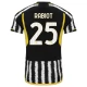 Günstige Fußballtrikots Juventus Rabiot 25 Heimtrikot 2023-2024