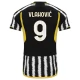 Günstige Fußballtrikots Juventus Vlahovic 9 Heimtrikot 2023-2024