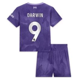 Günstige Fußballtrikots Liverpool Darwin 9 Ausweichtrikot Kinder 2023-2024