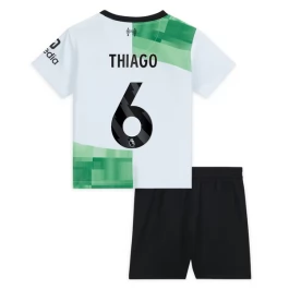 Günstige Fußballtrikots Liverpool Thiago 6 Auswärtstrikot Kinder 2023-2024