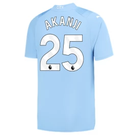 Günstige Fußballtrikots Manchester City Akanji 25 Heimtrikot 2023-2024
