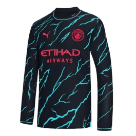 Günstige Fußballtrikots Manchester City Ausweichtrikot 2023-2024 - L/S Günstige Fußballtrikots Manchester City Ausweichtrikot 2023-2024 - L/S