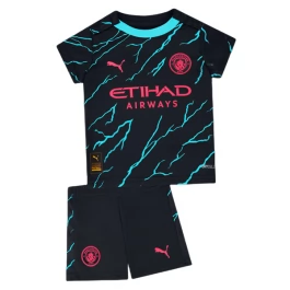 Günstige Fußballtrikots Manchester City Ausweichtrikot Kinder 2023-2024 Günstige Fußballtrikots Manchester City Ausweichtrikot Kinder 2023-2024