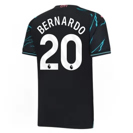 Günstige Fußballtrikots Manchester City Bernardo 20 Ausweichtrikot 2023-2024