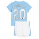 Günstige Fußballtrikots Manchester City Bernardo 20 Heimtrikot Kinder 2023-2024