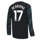 Günstige Fußballtrikots Manchester City De Bruyne 17 Ausweichtrikot 2023-2024 - L/S Günstige Fußballtrikots Manchester City De Bruyne 17 Ausweichtrikot 2023-2024 - L/S