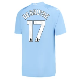 Günstige Fußballtrikots Manchester City De Bruyne 17 Heimtrikot 2023-2024