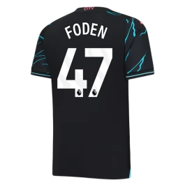 Günstige Fußballtrikots Manchester City Foden 47 Ausweichtrikot 2023-2024
