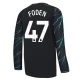 Günstige Fußballtrikots Manchester City Foden 47 Ausweichtrikot 2023-2024 - L/S