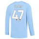 Günstige Fußballtrikots Manchester City Foden 47 Heimtrikot 2023-2024 - L/S
