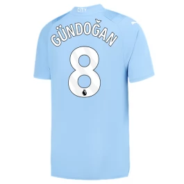 Günstige Fußballtrikots Manchester City Gündoğan 8 Heimtrikot 2023-2024