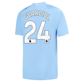 Günstige Fußballtrikots Manchester City Gvardiol 24 Heimtrikot 2023-2024