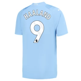 Günstige Fußballtrikots Manchester City Haaland 9 Heimtrikot 2023-2024