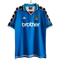 Günstige Fußballtrikots Manchester City Heimtrikot Retro 1997-1998