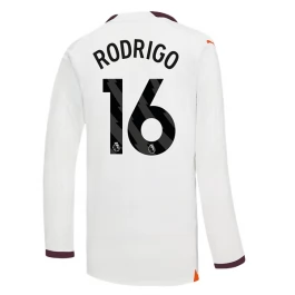 Günstige Fußballtrikots Manchester City Rodrigo 16 Auswärtstrikot 2023-2024 - L/S Günstige Fußballtrikots Manchester City Rodrigo 16 Auswärtstrikot 2023-2024 - L/S