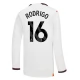 Günstige Fußballtrikots Manchester City Rodrigo 16 Auswärtstrikot 2023-2024 - L/S Günstige Fußballtrikots Manchester City Rodrigo 16 Auswärtstrikot 2023-2024 - L/S