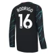 Günstige Fußballtrikots Manchester City Rodrigo 16 Ausweichtrikot 2023-2024 - L/S