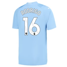 Günstige Fußballtrikots Manchester City Rodrigo 16 Heimtrikot 2023-2024