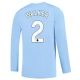 Günstige Fußballtrikots Manchester City Walker 2 Heimtrikot 2023-2024 - L/S