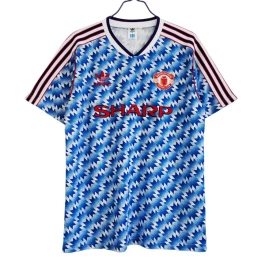Günstige Fußballtrikots Manchester United Auswärtstrikot Retro 1990-1992 Günstige Fußballtrikots Manchester United Auswärtstrikot Retro 1990-1992
