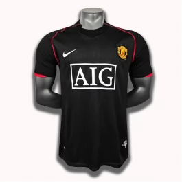Günstige Fußballtrikots Manchester United Auswärtstrikot Retro 2007-2008