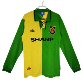 Günstige Fußballtrikots Manchester United Ausweichtrikot Retro 1992-1994 - L/S Günstige Fußballtrikots Manchester United Ausweichtrikot Retro 1992-1994 - L/S