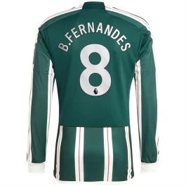 Günstige Fußballtrikots Manchester United B.Fernandes 8 Auswärtstrikot 2023-2024 - L/S
